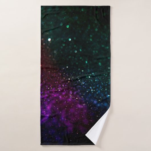 Colored abstract blurred light background badhanddoek (Badhanddoek)