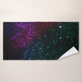 Colored abstract blurred light background badhanddoek (Badhanddoek)