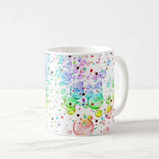 Colored Bubbles Coffee Mug Koffiemok (Voorkant rechts)