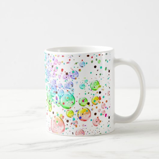 Colored Bubbles Coffee Mug Koffiemok (Rechts)