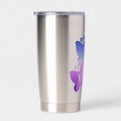 Colored Butterflies Geïsoleerde Drinkbeker (Rechts)