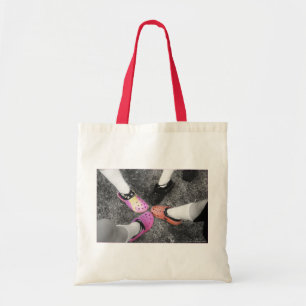 Colored Crocs & Soft Showtas Tote Bag