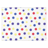 Colored dots bunte Punkte gepunktet Tafelkleed (Voorkant (Horizontaal))