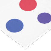 Colored dots bunte Punkte gepunktet Tafelkleed (Gekanteld)