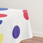 Colored dots bunte Punkte gepunktet Tafelkleed (Voorbeeld)