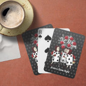 Colored  Illustratie Alice Cards Pokerkaarten