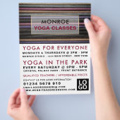 Colored Incense, Yoga Class Adverteren Flyer (Hand)