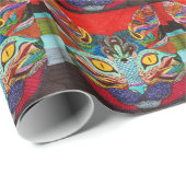 Colored Kitten Cadeaupapier (Rol Hoek)