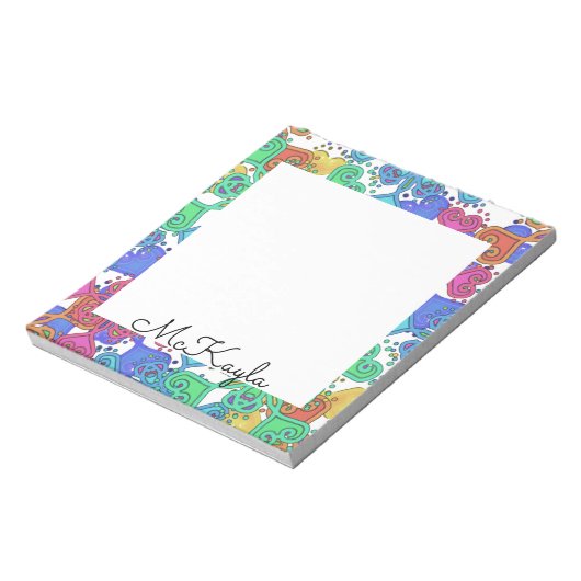 "Colored Mandala" Notitieblok (Linkerzijde)