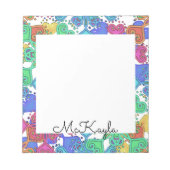 "Colored Mandala" Notitieblok (Voorkant)