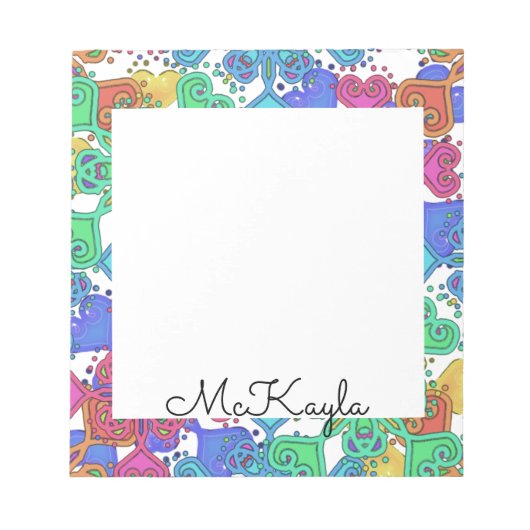 "Colored Mandala" Notitieblok (Voorkant)