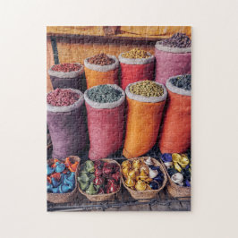 Colored Nuts The Market Marrakesh, Morocco Legpuzzel