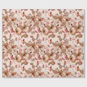 Colored paisley patterned wrapping paper cadeaupapier (Vlak)