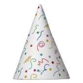Colored Party Confetti Pattern Feesthoedjes (Rechts)