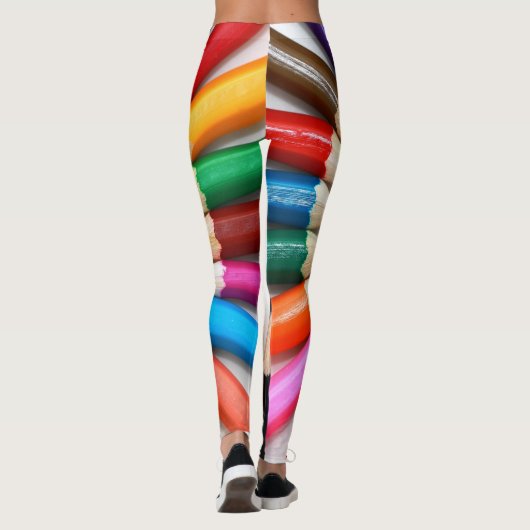 Colored Pencil Fun! Leggings (Achterkant)