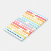 Colored Pencils Personalized Teacher Appreciation Post-it® Notes (Schuin)