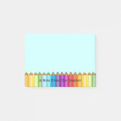 Colored Pencils Teacher's Note Pad (Voorkant)