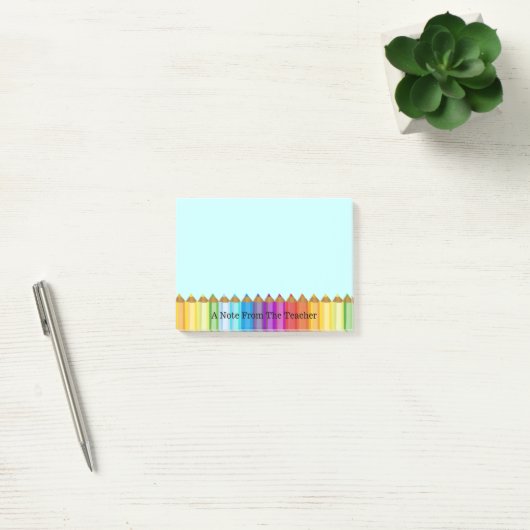 Colored Pencils Teacher's Note Pad (Kantoor)
