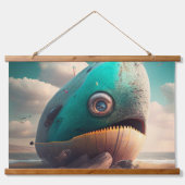 Colored skull head hangend wandkleed (Voorkant 3)