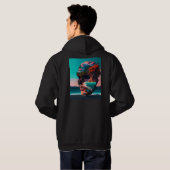 Colored Skull Head Hoodie (Achterkant volledig)