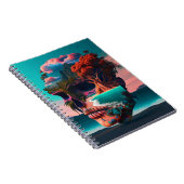 Colored skull head notitieboek (Rechterzijde)