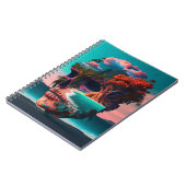 Colored skull head notitieboek (Linkerzijde)