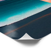 Colored skull head perfect poster (Hoek)