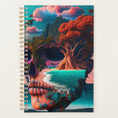 Colored skull head planner (Voorkant)