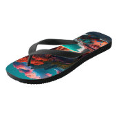 Colored Skull Head Teenslippers (Schuin)