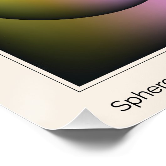 Colored Spheres Perfect Poster (Hoek)