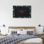 COLORED STARS Bar Bat Mitzvah Sign In Board Canvas Afdruk (Insitu (Slaapkamer))