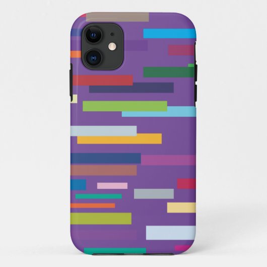 Colored Stripes iPhone 5 Barely Daar Hoesje (Achterkant)