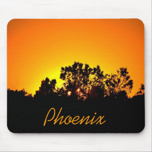 Colored Sunset door Bobby Mikul mousepad Muismat
