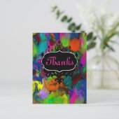 Colored Thoughts ~ Briefkaart / Uitnodigingen (Staand voorkant)