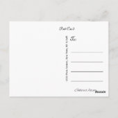 Colored Thoughts ~ Briefkaart / Uitnodigingen (Achterkant)