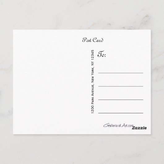 Colored Thoughts ~ Briefkaart / Uitnodigingen (Achterkant)