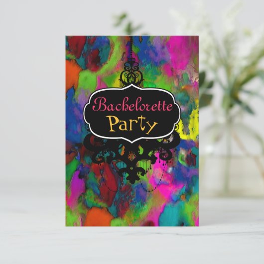 Colored Thoughts ~ Invitations / RSVP (Staand voorkant)