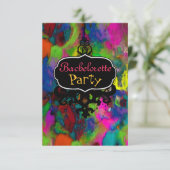 Colored Thoughts ~ Invitations / RSVP Kaartje (Staand voorkant)