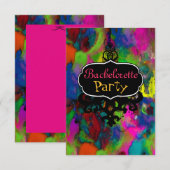 Colored Thoughts ~ Invitations / RSVP Kaartje (Voorkant / Achterkant)