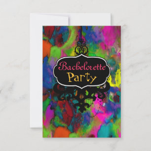 Colored Thoughts ~ Invitations / RSVP Kaartje
