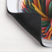 Colored Toothpicks Mousepad Muismat (Hoek)