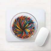 Colored Toothpicks Mousepad Muismat (Met muis)