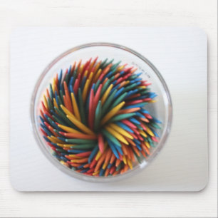Colored Toothpicks Mousepad Muismat