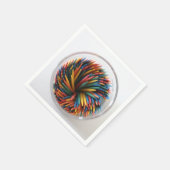 Colored Toothpicks Paper Napkins Servet (Hoek)