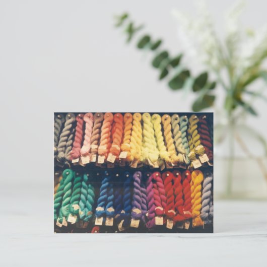 COLORED YARNS LIBERTY BRIEFKAART (Staand voorkant)