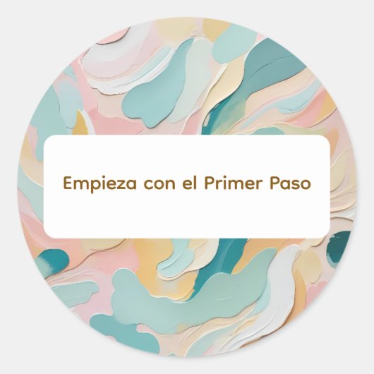 Colores Arte 5-1-1 Ronde Sticker (Voorkant)