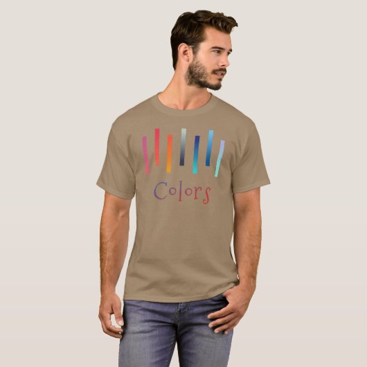 Colores color’s 色 t-shirt (Voorkant volledig)
