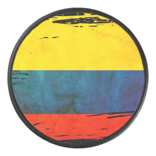 Colores de Colombia Hockey Puck (Voorkant)