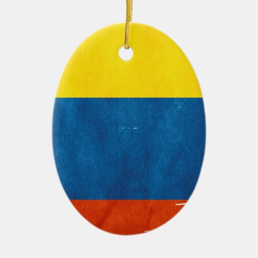Colores de Colombia Keramisch Ornament (Voorkant)