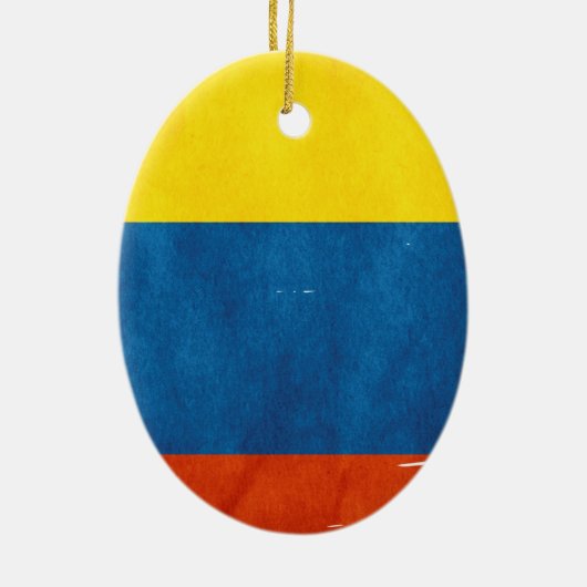 Colores de Colombia Keramisch Ornament (Achterkant)